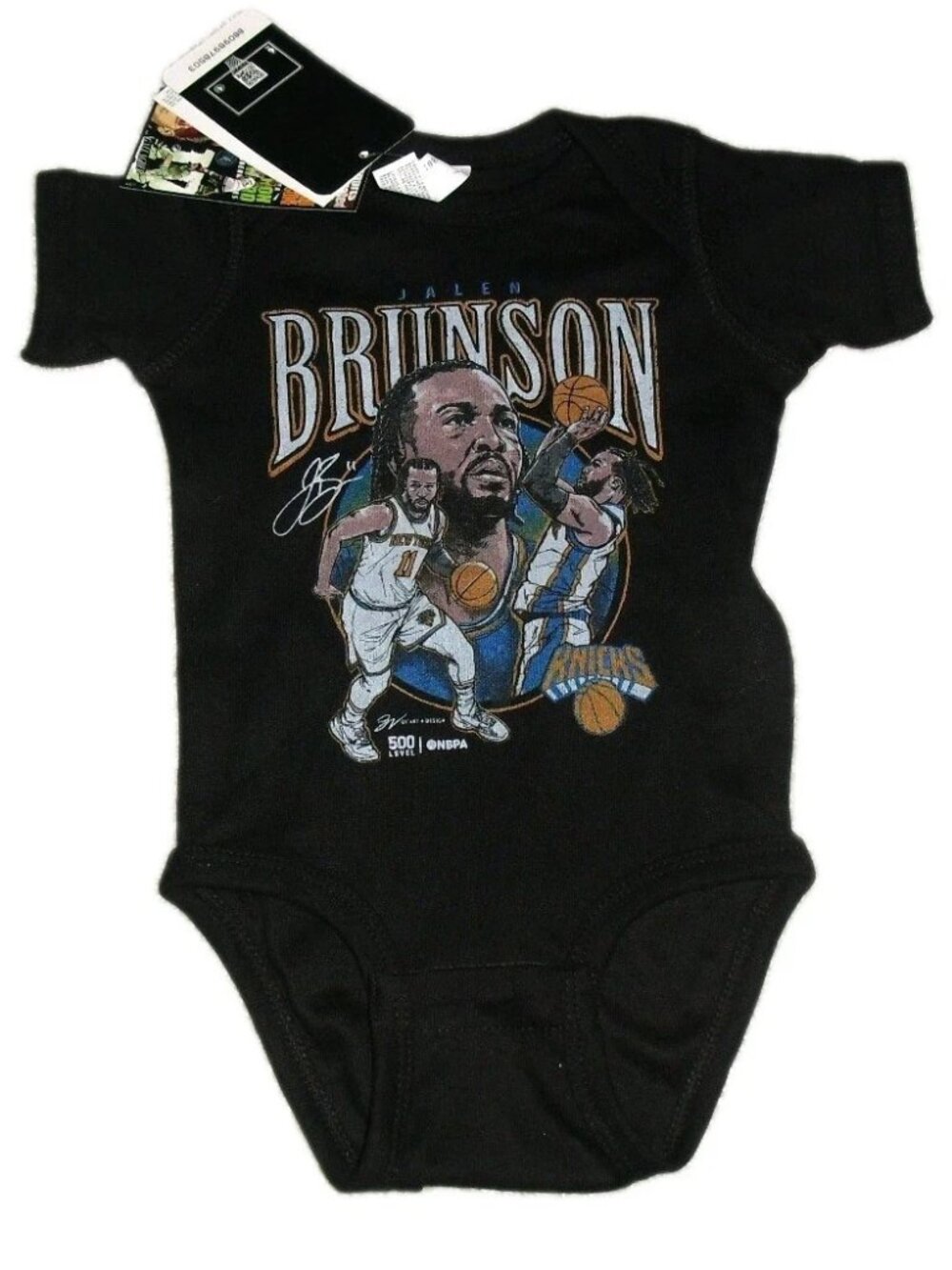 Jalen Brunson New York Knicks Baby One Piece Bodysuit sz. 6 Months New Nba